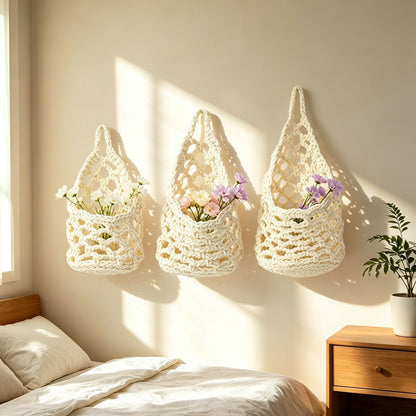 Macrame Flower Basket Acalora