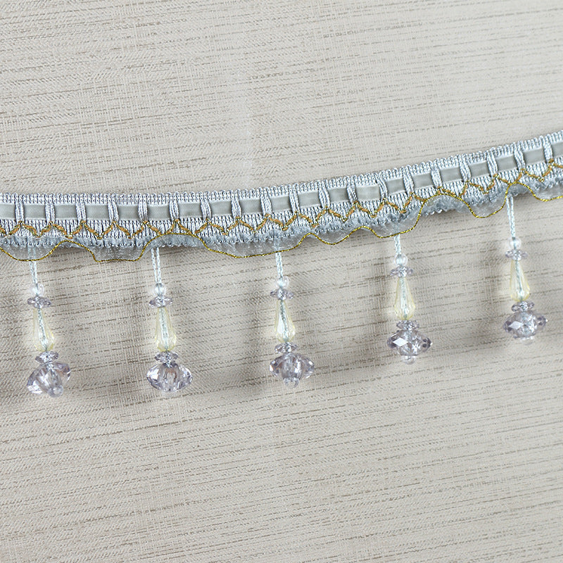 Decorative lace trim with pearls Acalora