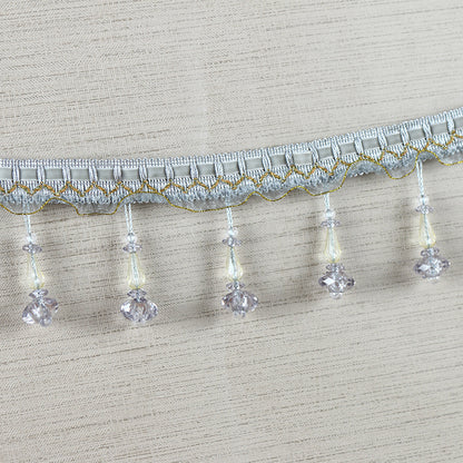 Decorative lace trim with pearls Acalora