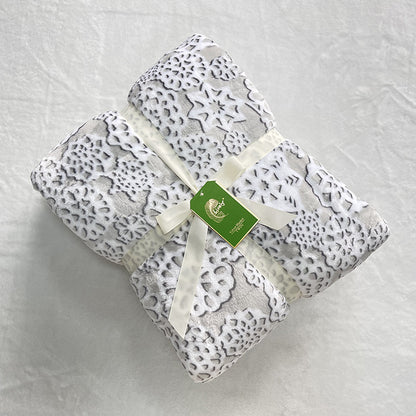 Plush Decorative Throw Blanket