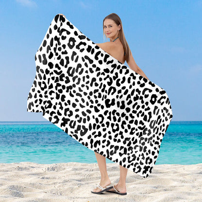Beach towel with modern, wide stripe pattern Kalsten