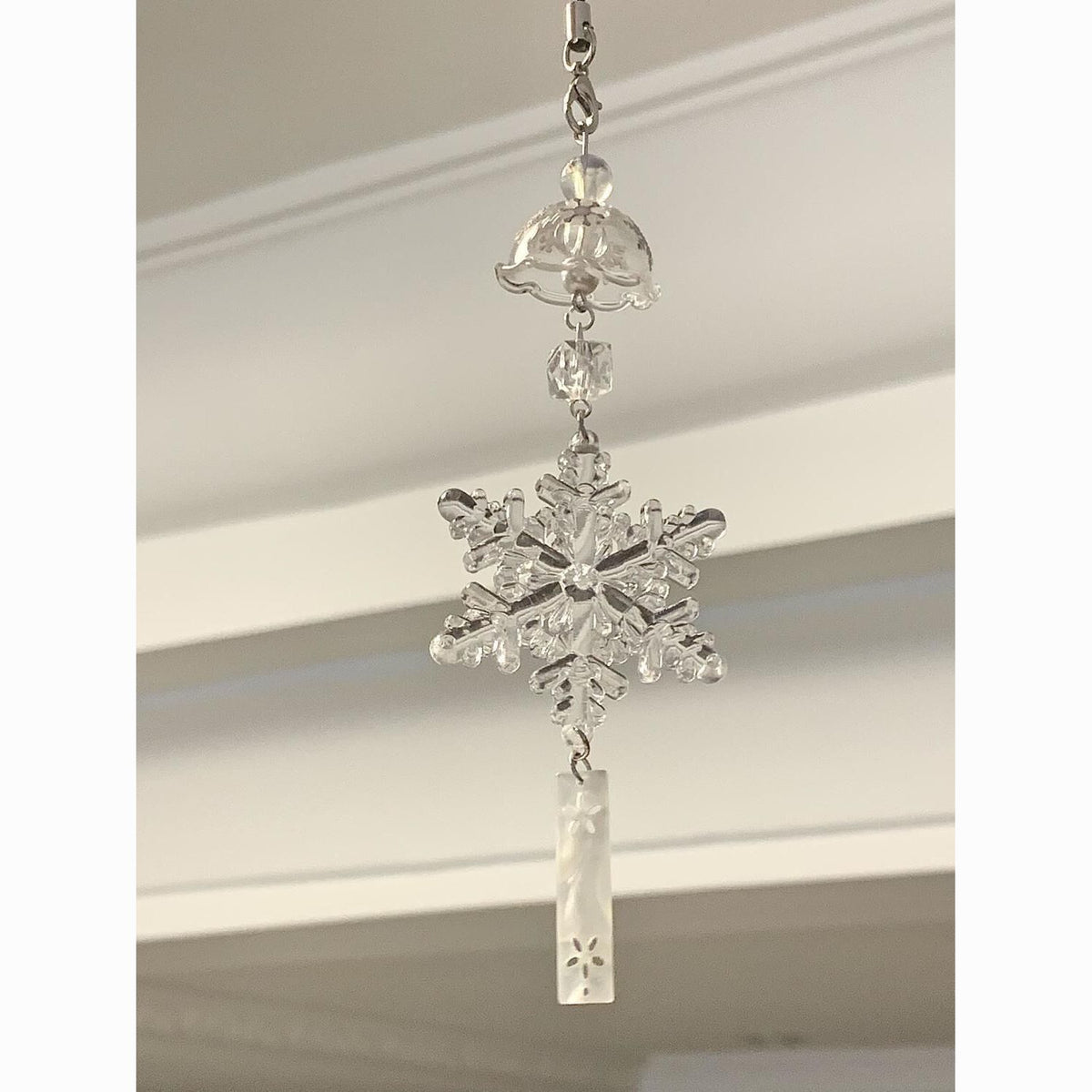 Decorative Crystal Snowflake Pendant Acalora