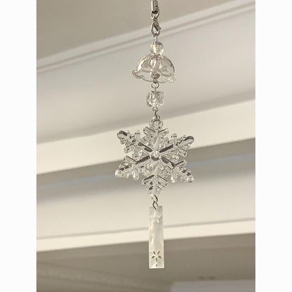 Decorative Crystal Snowflake Pendant Acalora