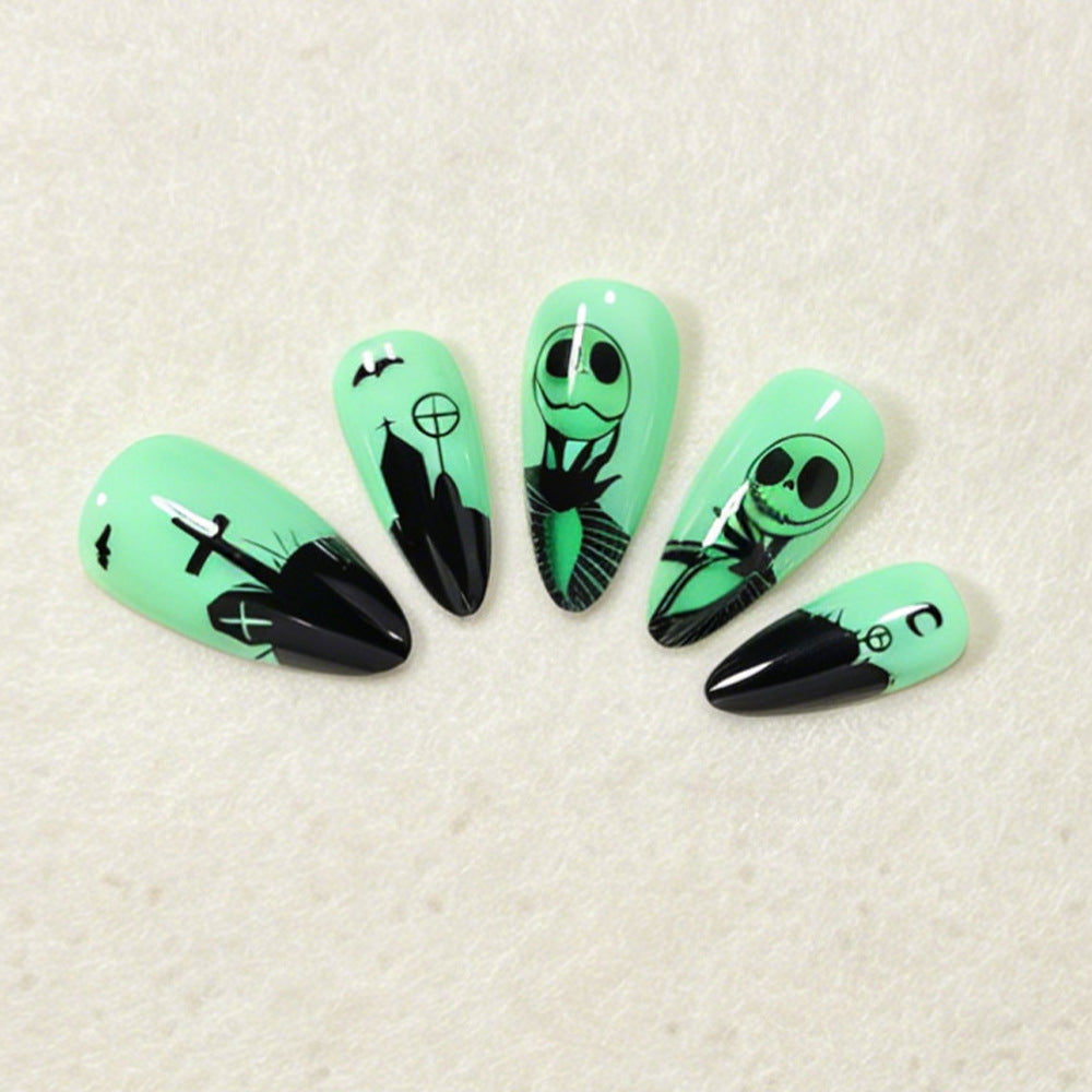 Glow-in-the-Dark Nail Art Acalora