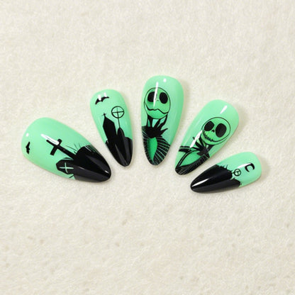 Glow-in-the-Dark Nail Art Acalora