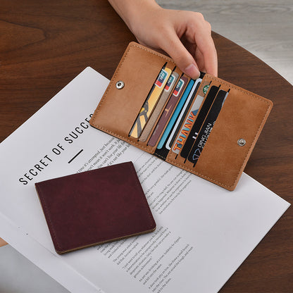 Compact Leather Card Holder Acalora