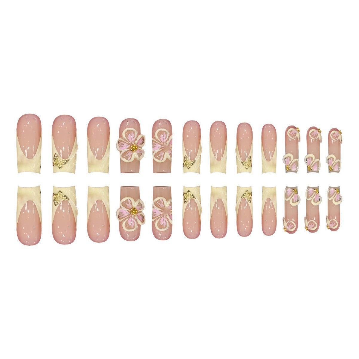 Artistic 3D Floral Nail Art Design Acalora
