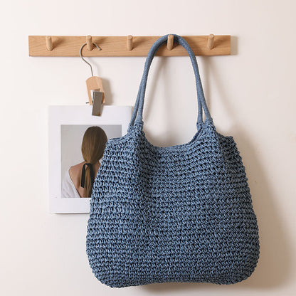Handmade wicker tote bag with sturdy handles Bowlift