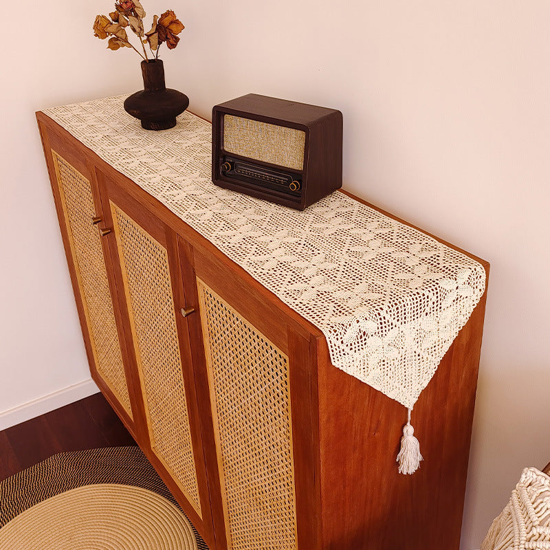 Elegant Crochet Lace Table Runner