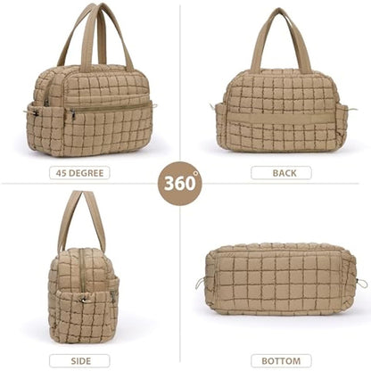 Quilted Multi-Functional Travel Tote Acalora