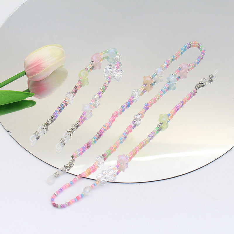 Decorative Beaded Eyewear Chain Acalora
