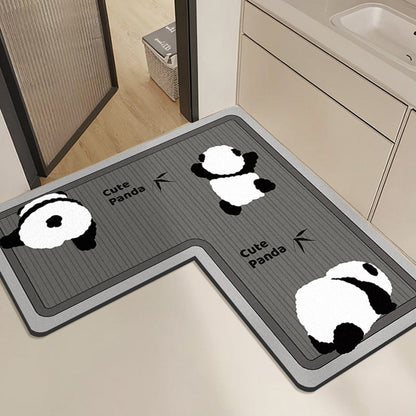 Cute Rabbit Print Bath Mat
