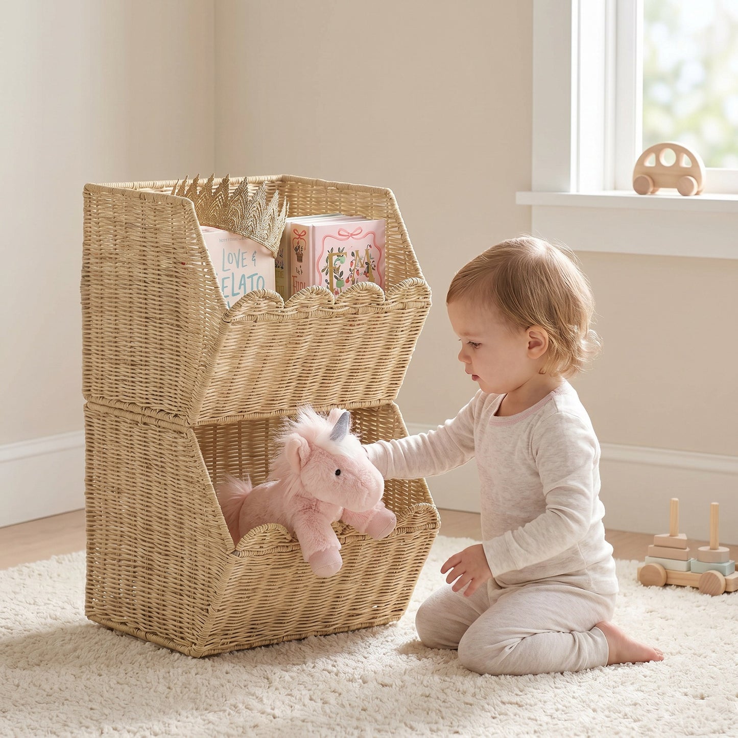 Multi-Storage Woven Organizer Acalora
