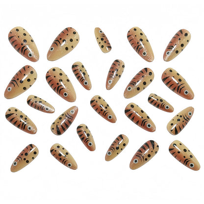 Acrylic Nail Set with Animal Design Acalora