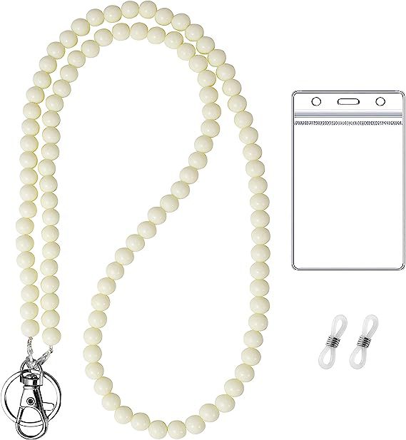 Beaded Lanyard with ID Holder Acalora
