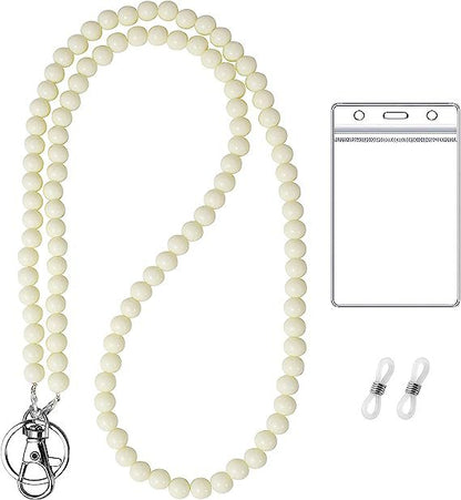 Beaded Lanyard with ID Holder Acalora