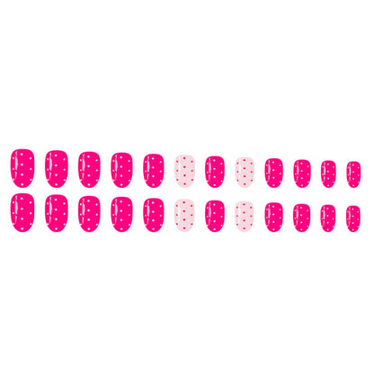 Playful Polka Dot Press-On Nail Set Acalora