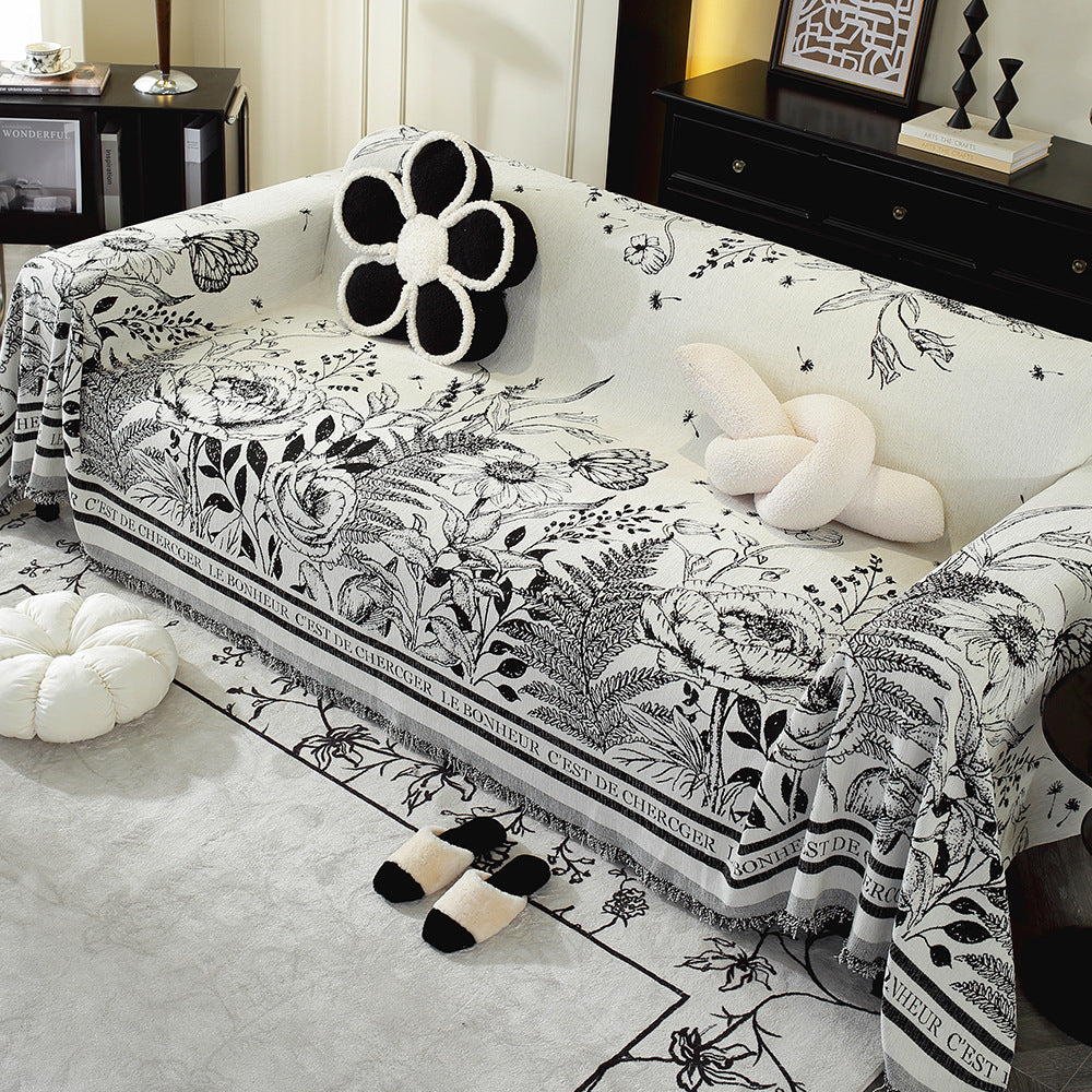 Decorative Floral Sofa Cover