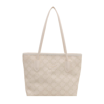 Floral Embossed Tote Bag Acalora