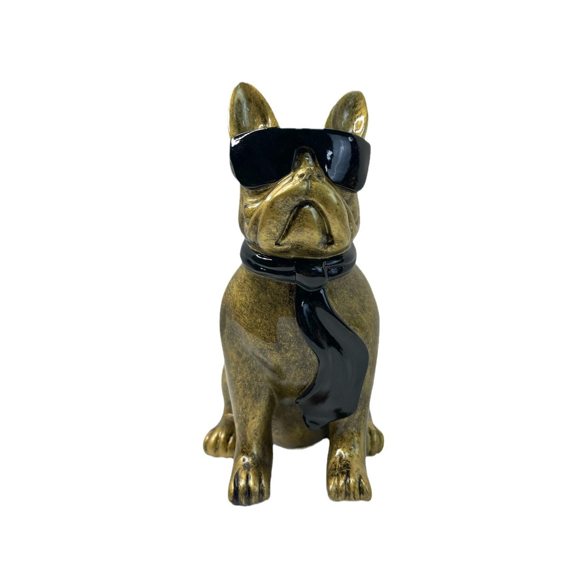 Colorful Bulldog Decoration Figure made of Resin Acalora
