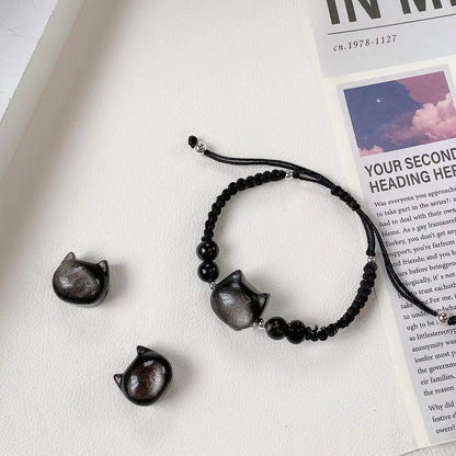 Cat-Themed Charm Bracelet Acalora