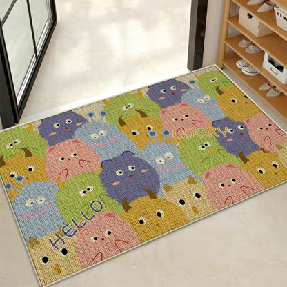 Decorative Star-patterned Bath Mat