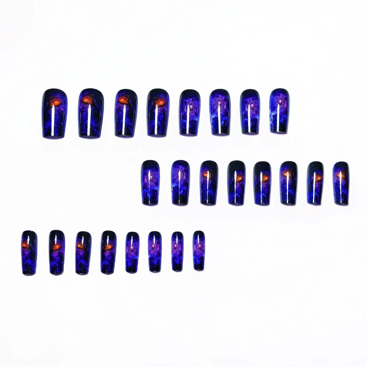 Cosmic-Inspired Nail Art Acalora