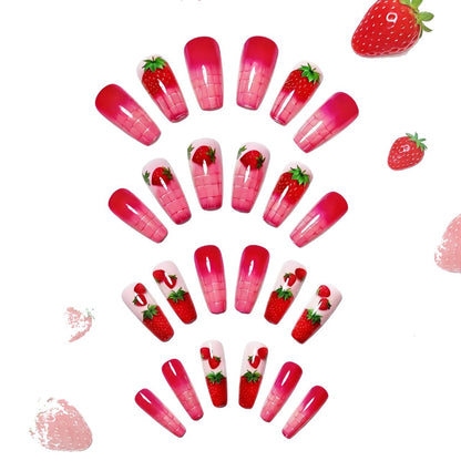 Strawberry-Themed Nail Art Designs Acalora