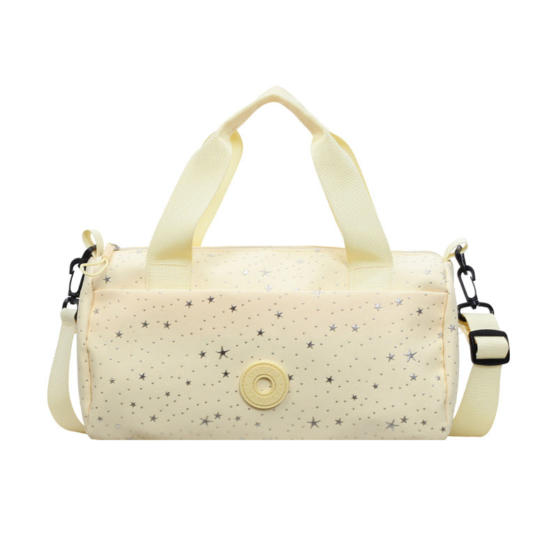Stylish Star-Patterned Sports Duffle
