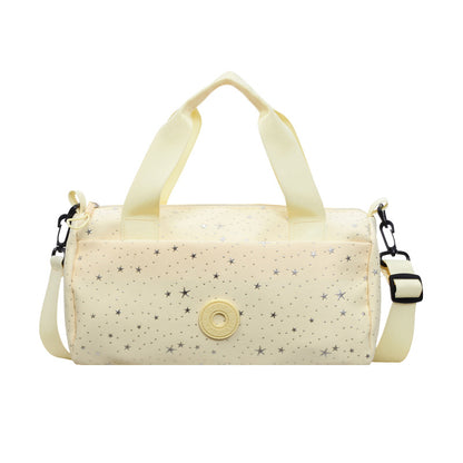 Stylish Star-Patterned Sports Duffle