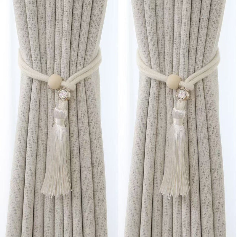 Elegant curtain tieback with tassels Acalora