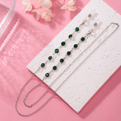 Artistic Beaded Eyewear Chain Acalora