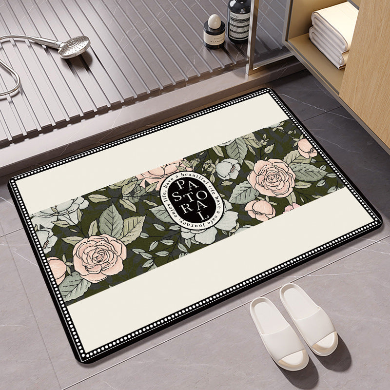 Decorative Motivational Bath Mat Acalora