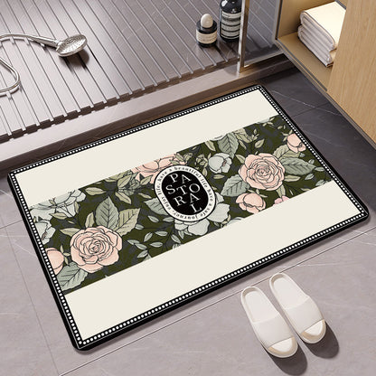Decorative Motivational Bath Mat Acalora