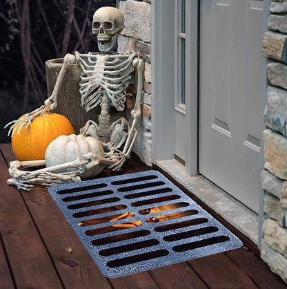 Horror-Themed Welcome Mat
