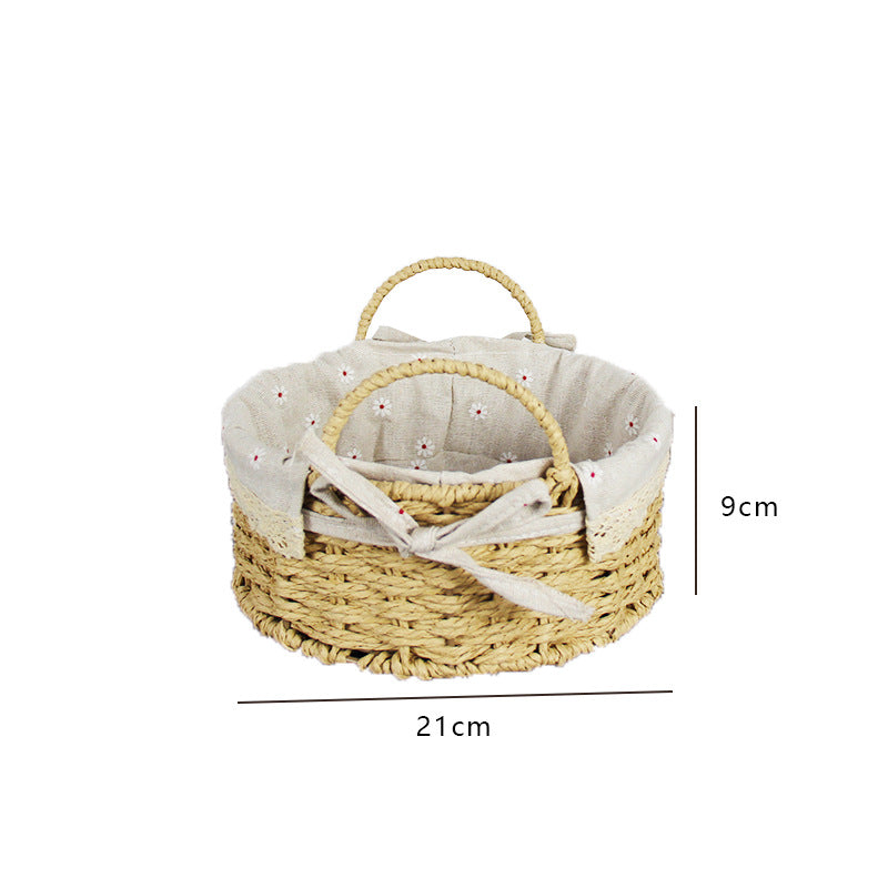 Handcrafted Woven Storage Basket Acalora