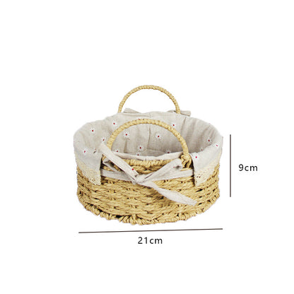 Handcrafted Woven Storage Basket Acalora