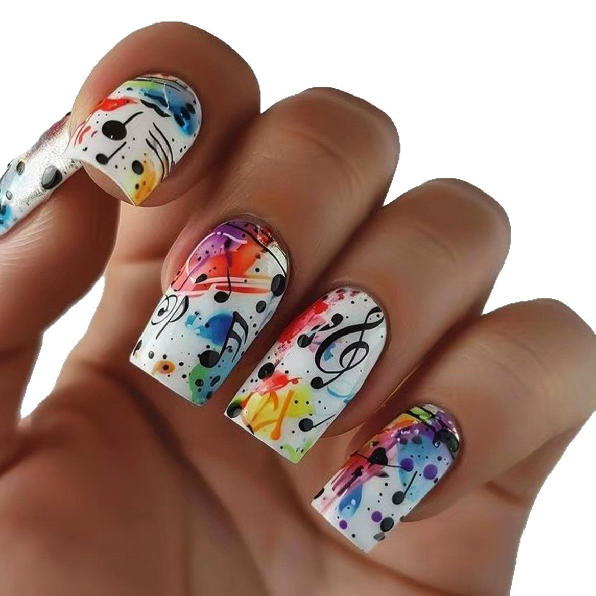 Musical Note Artistic Nail Art Acalora