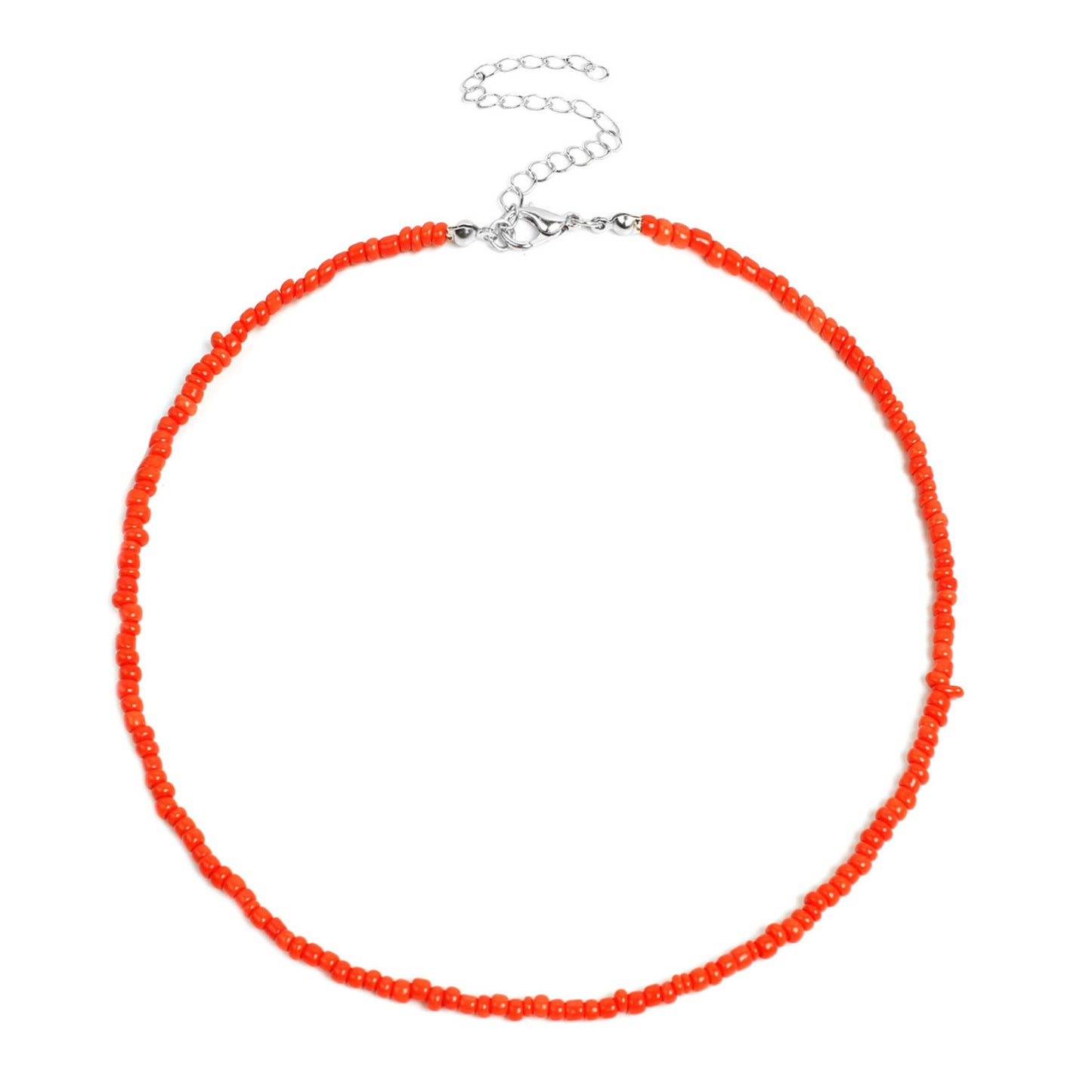 Colorful Beaded Choker Necklace Acalora