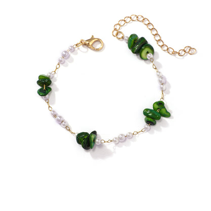 Chic Pearl and Gemstone Bracelet Acalora