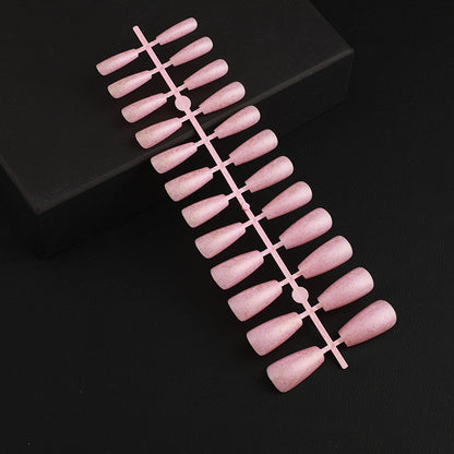 Artificial Nail Set with Elegant Glitter Effect Acalora