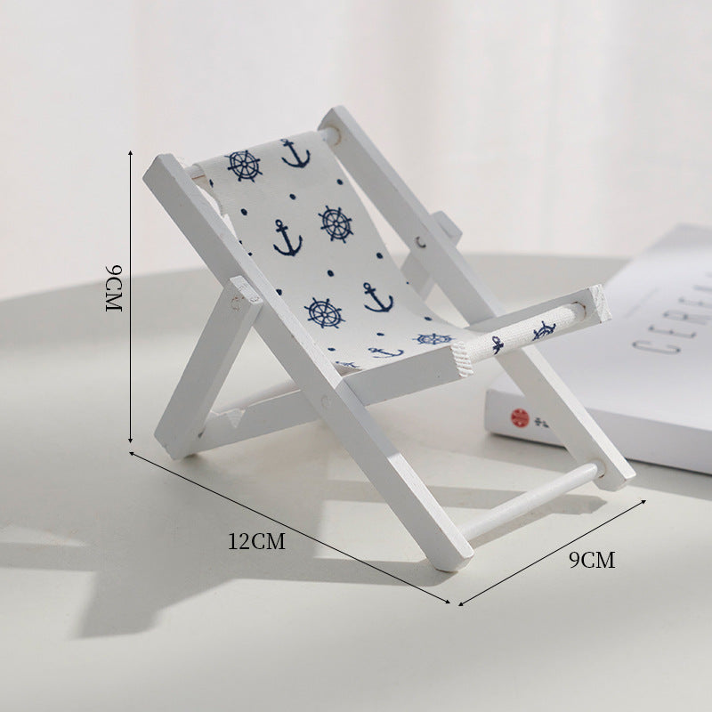 Miniature Beach Chair Figurine