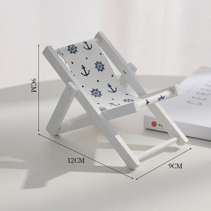Miniature Beach Chair Figurine