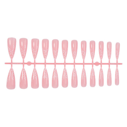 Elegant Stiletto Press-On Nail Art Set Acalora