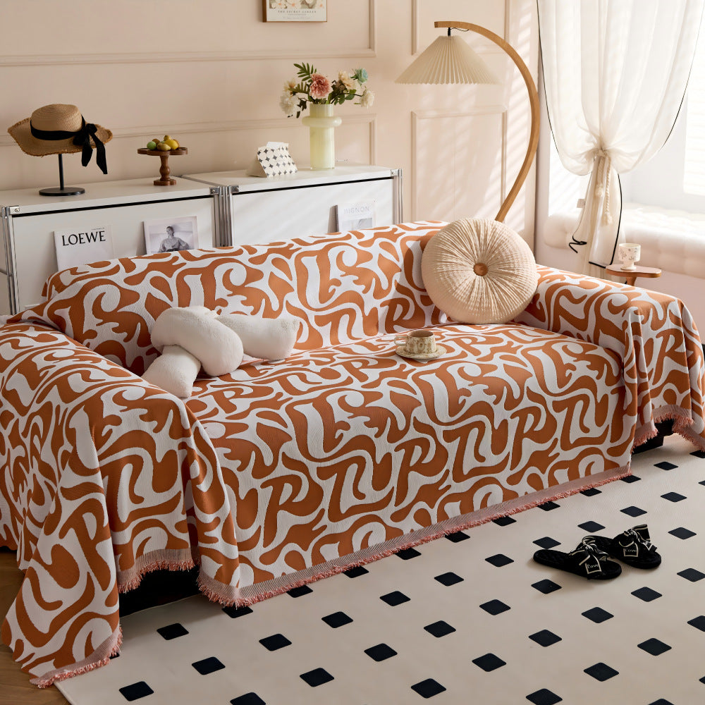 Artistic Woven Sofa Throw Blanket