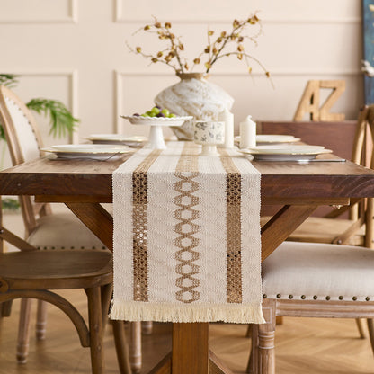 Artistic Woven Table Runner