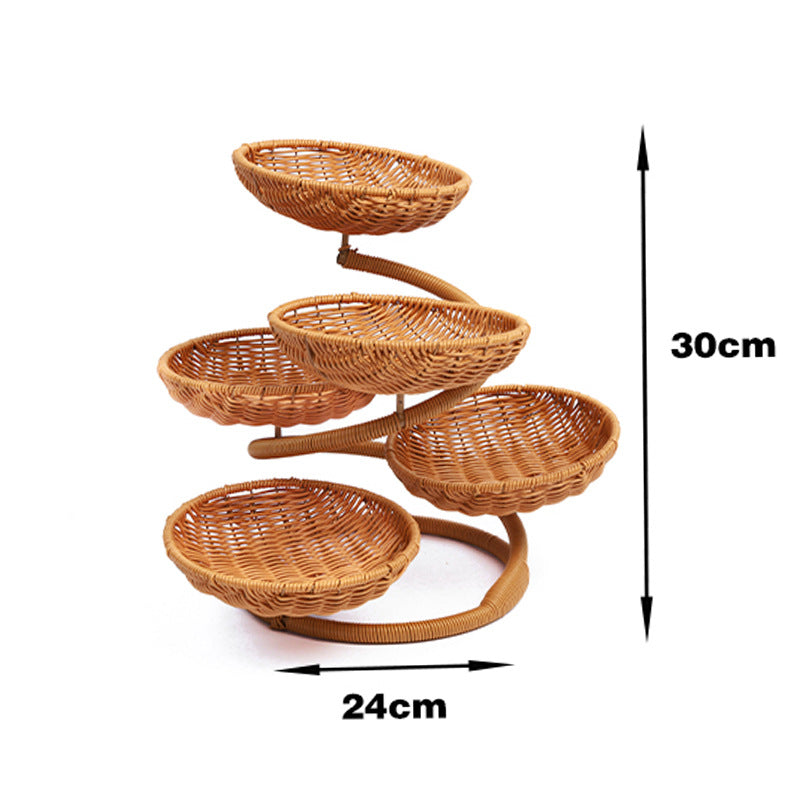 Multi-Tiered Decorative Fruit Display Acalora