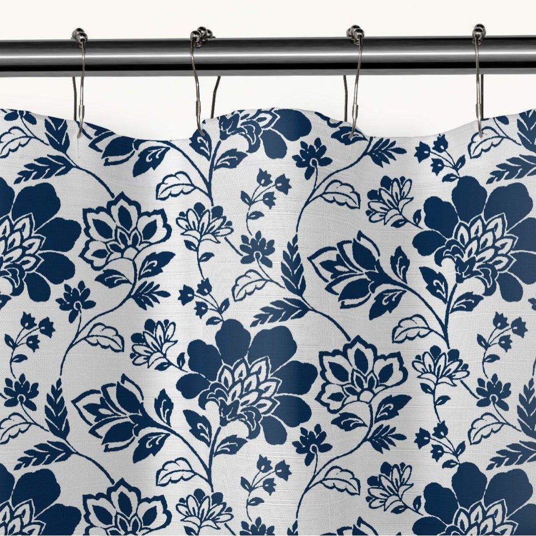 Floral Patterned Shower Curtain