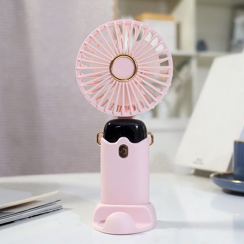 Women's Portable Handheld Fan with USB Charging Function and Powerful Airflow Karnz
