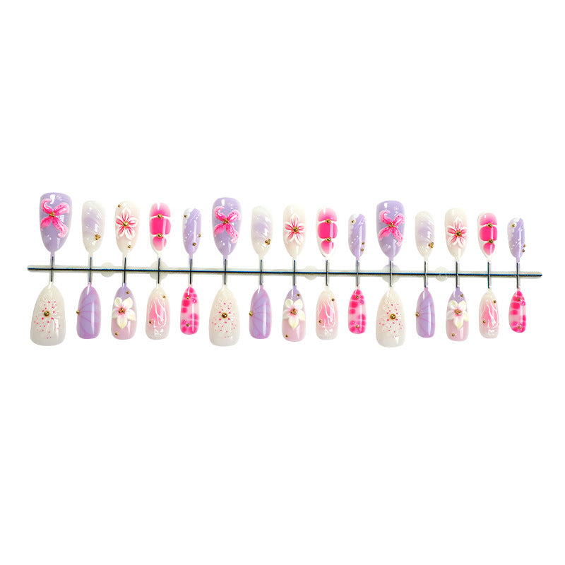 Artistic Floral Press-On Nail Collection Acalora